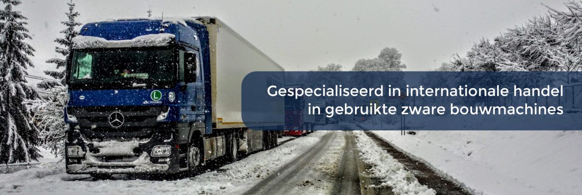 gespecialiseerd in internationale handel in gebruikte zware bouwmachines